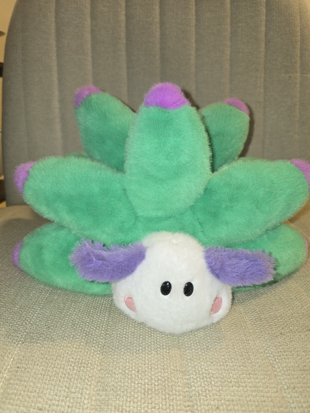 Build-A-Bear Leaf Sheep Sea Slug Plush Small Green Purple Soft NWOT Rare